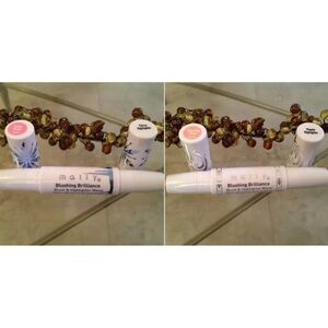 Mally Beauty Blushing Brilliance Blush & Highlighter Wand (2 wands 4 shades) NEW
